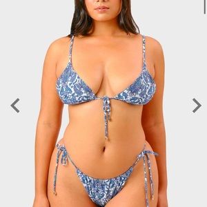 NWOT blackbough bikini set